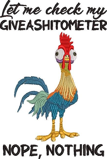 Let Me Check My Giveashitometer Chicken Let Me Check My Giveashitometer Chicken