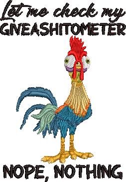 Let Me Check My Giveashitometer Chicken Let Me Check My Giveashitometer Chicken