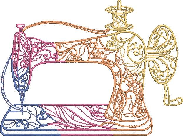 Colorful Sewing Machine Colorful Sewing Machine