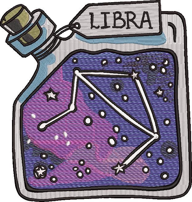 Libra Charm Bottle Libra Charm Bottle
