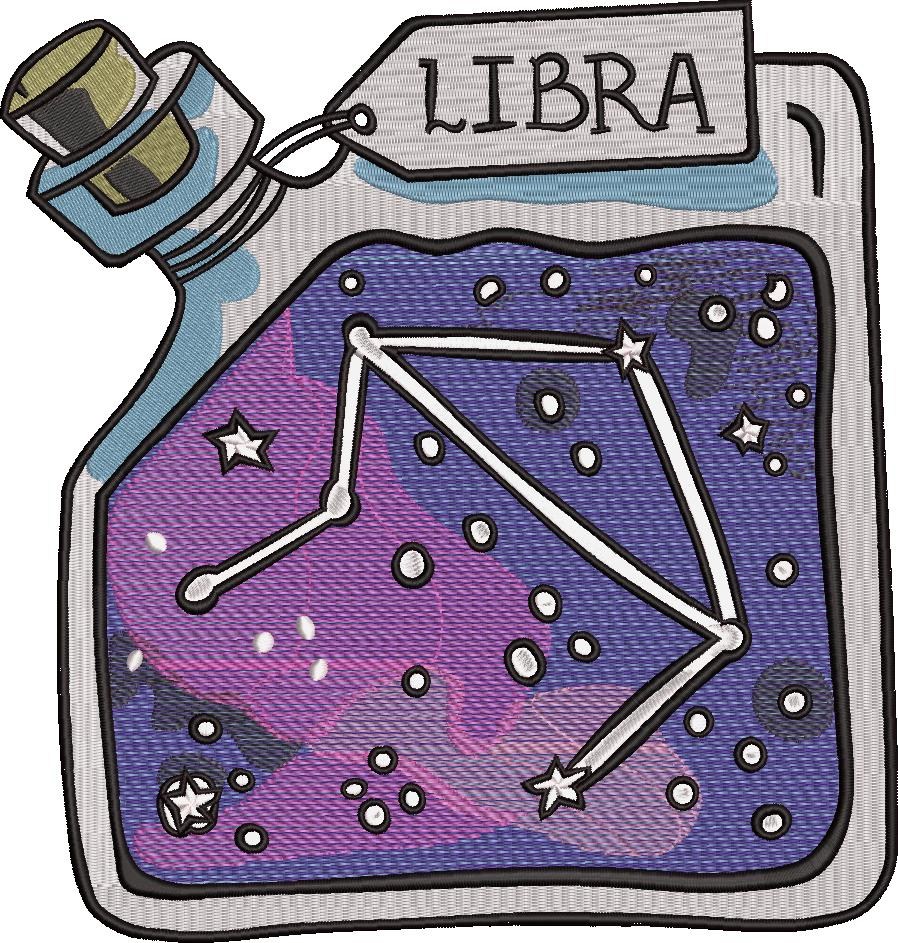 Libra Charm Bottle Libra Charm Bottle