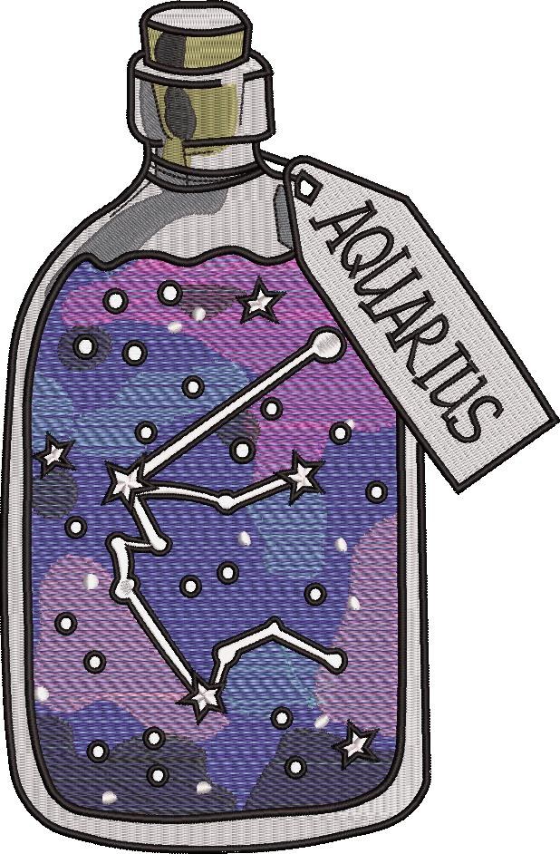 Aquarius Charm Bottle Aquarius Charm Bottle