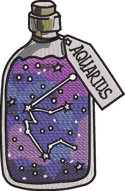 Aquarius Charm Bottle Aquarius Charm Bottle