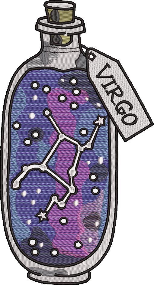 Virgo Charm Bottle Virgo Charm Bottle