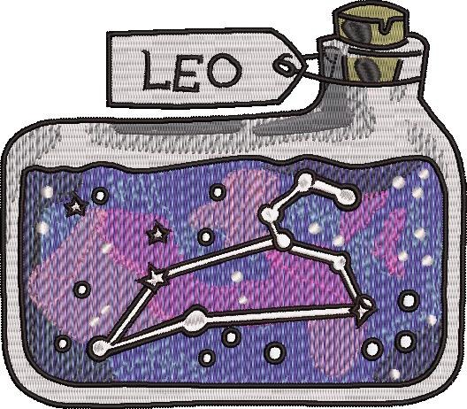 Leo Charm Bottle