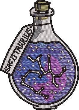 Sagittarius Charm Bottle