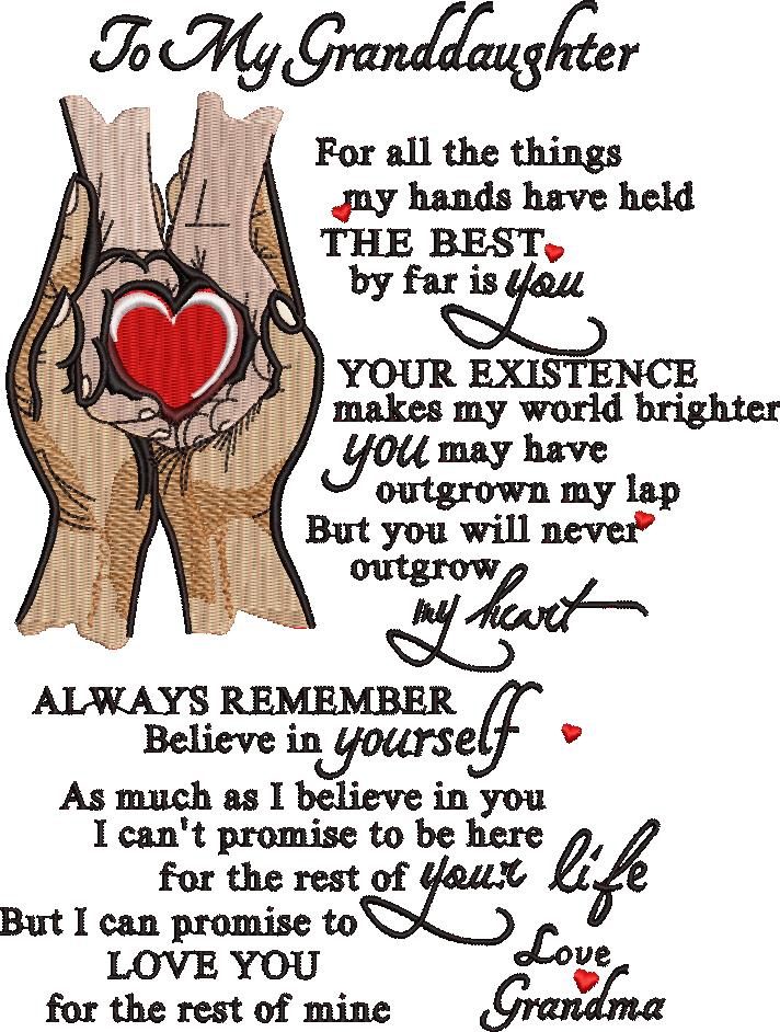 Poem For Granddaughter Poem For Granddaughter