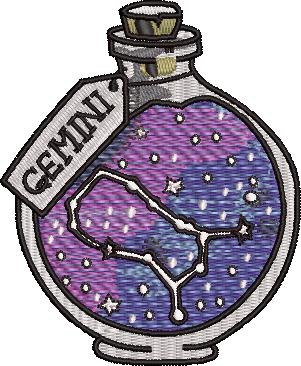 Gemini Charm Bottle Gemini Charm Bottle