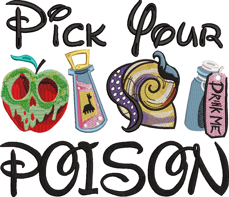 Pick Your Poison Halloween Design