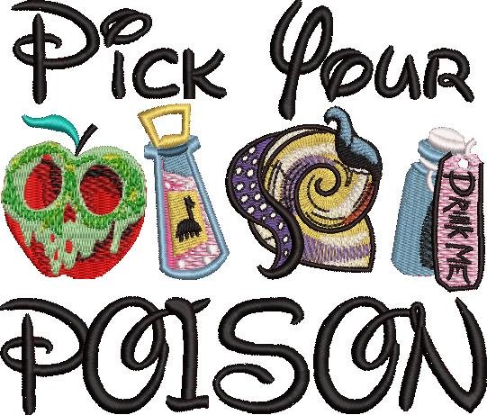 Pick Your Poison Halloween Design