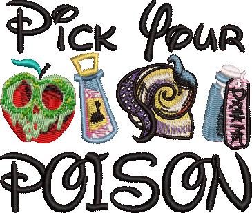 Pick Your Poison Halloween Design
