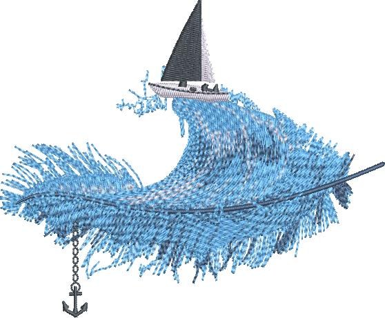 Feather Wave Art Feather Wave Art