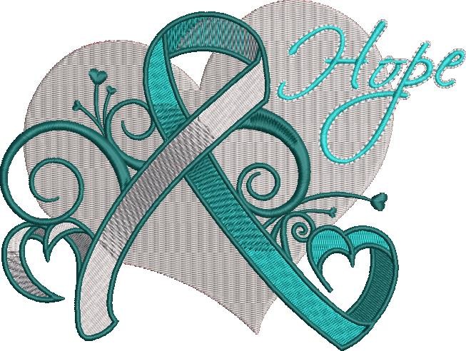Hope Cancer Ribbon Hope Cancer Ribbon