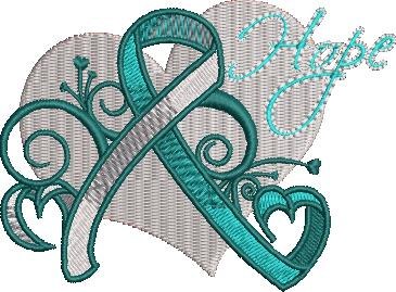 Hope Cancer Ribbon Hope Cancer Ribbon