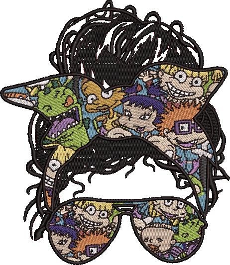 90's Mom Rugrats Messy Bun 90's Mom Rugrats Messy Bun