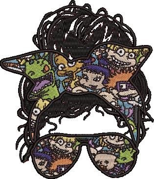 90's Mom Rugrats Messy Bun 90's Mom Rugrats Messy Bun