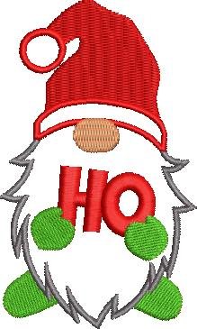 Christmas Santa Hat Gnome Patch Christmas Santa Hat Gnome Patch