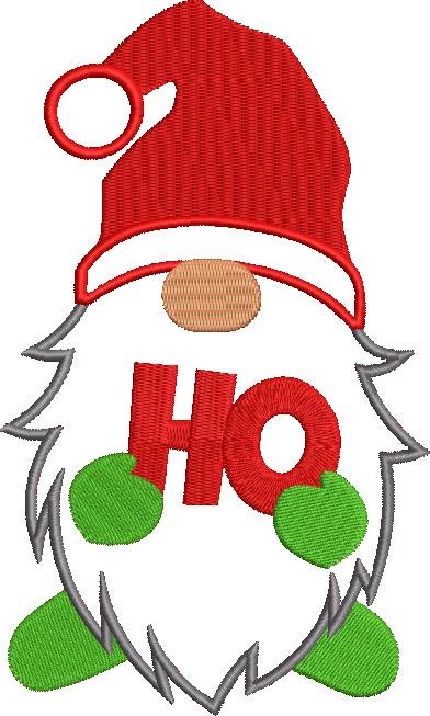 Christmas Santa Hat Gnome Patch Christmas Santa Hat Gnome Patch