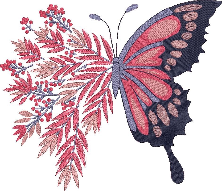 Swallowtail Floral Butterfly Swallowtail Floral Butterfly