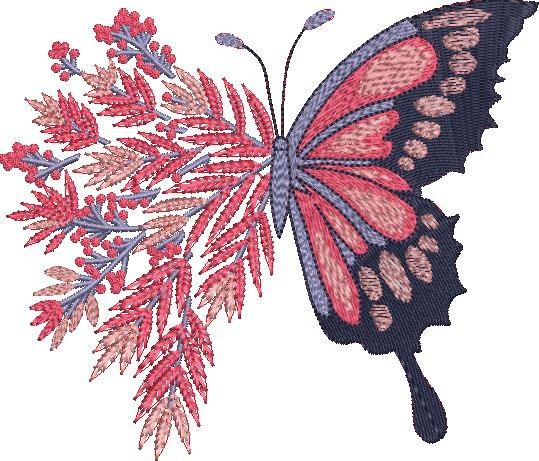 Swallowtail Floral Butterfly Swallowtail Floral Butterfly