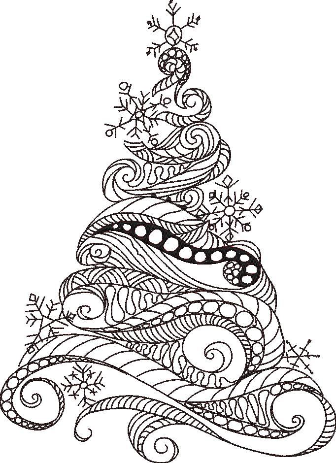 Zentangle Christmas Tree Zentangle Christmas Tree