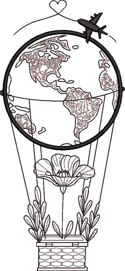 Creative Hot Air Balloon Travel Design Creative Hot Air Balloon Travel Design