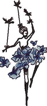 Birds With Ballerina Birds With Ballerina
