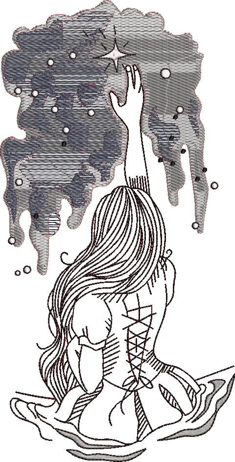 Girl Catching Star