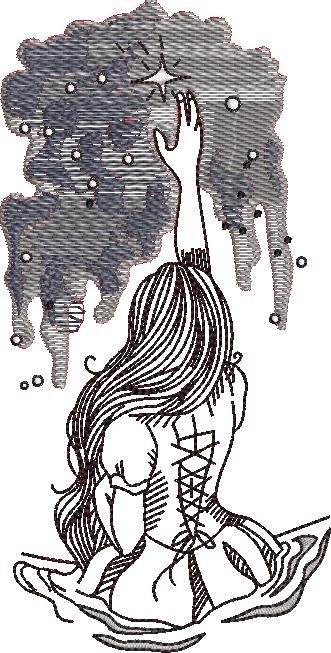 Girl Catching Star