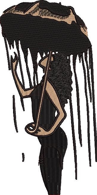 Woman In Rain Woman In Rain