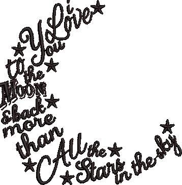 I love You To The Moon Quote I love You To The Moon Quote