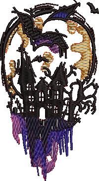 Castle Halloween Art