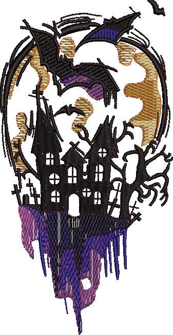 Castle Halloween Art