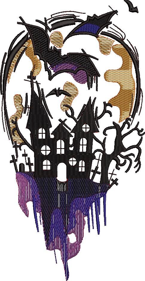Castle Halloween Art
