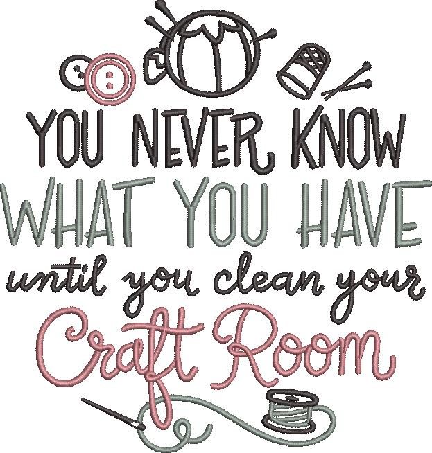 Clean Your Craft Room Quote