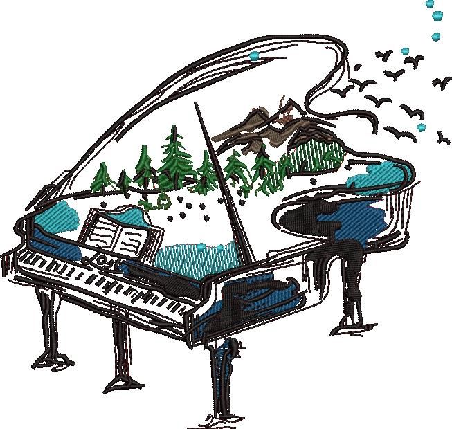 Scenery With Piano Scenery With Piano