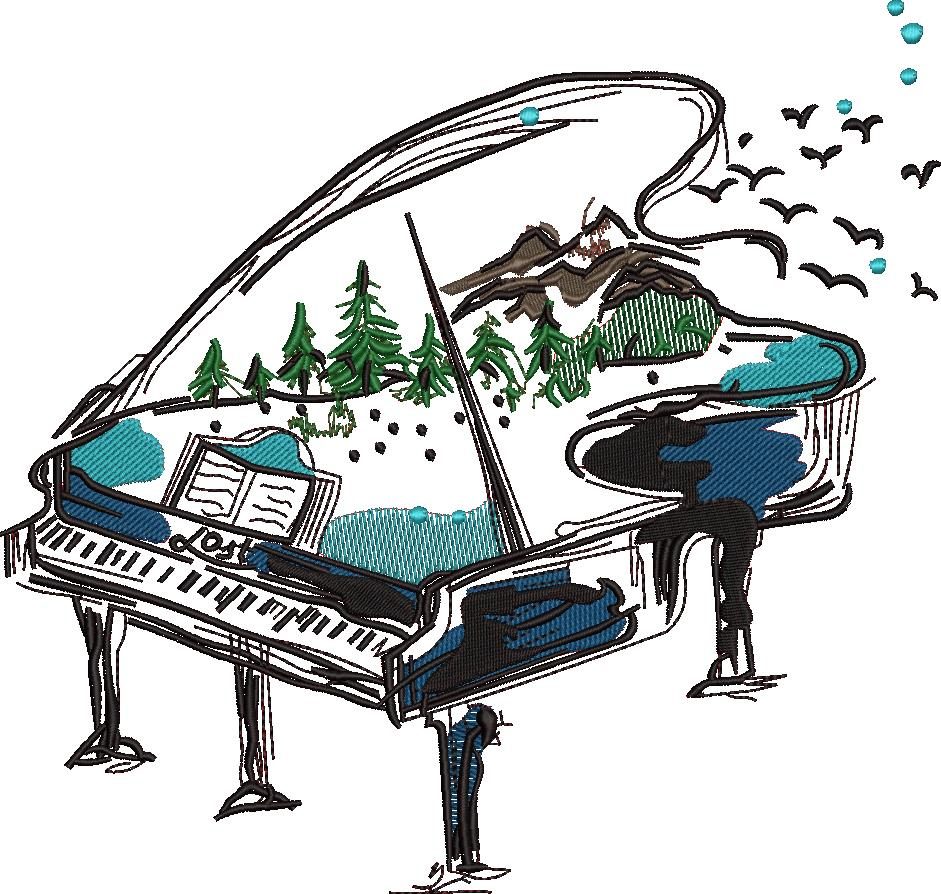 Scenery With Piano Scenery With Piano