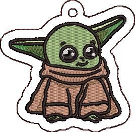 Galactic Baby Key Fob Galactic Baby Key Fob