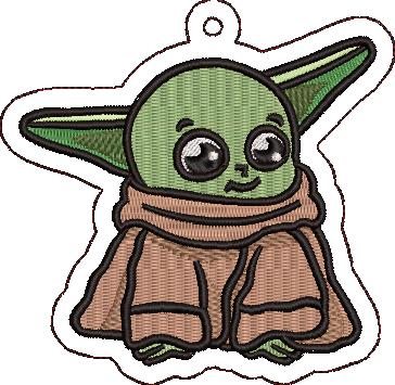 Galactic Baby Key Fob Galactic Baby Key Fob