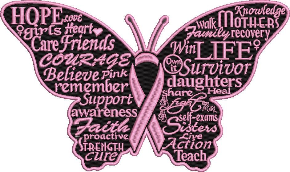 Butterfly Ribbon Word Art Butterfly Ribbon Word Art