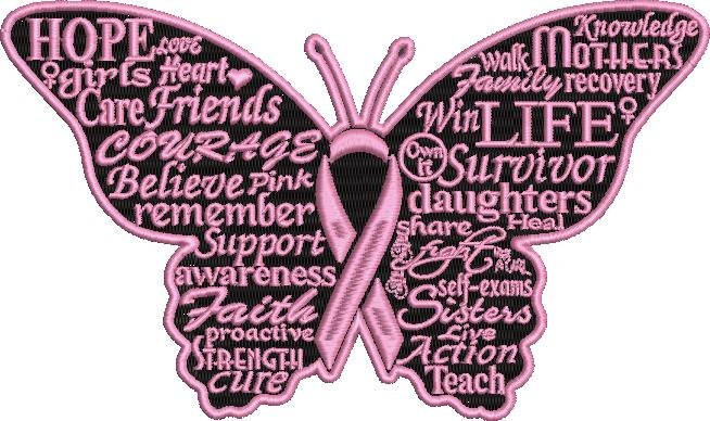 Butterfly Ribbon Word Art Butterfly Ribbon Word Art