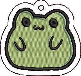 Kawaii Frog Key Fob Kawaii Frog Key Fob