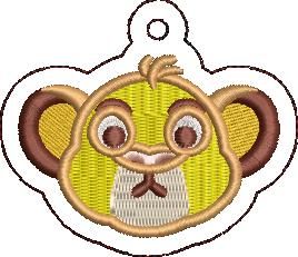 Little Lion Face Key Fob Little Lion Face Key Fob