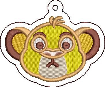 Little Lion Face Key Fob Little Lion Face Key Fob