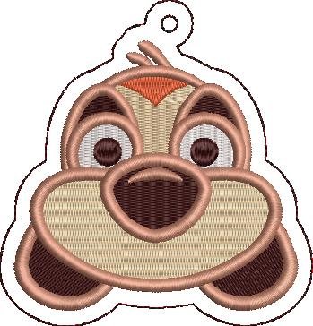 Monkey Face Key Fob