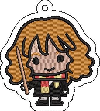 Wand Girl Key Fob