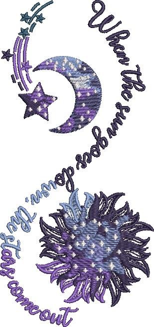 When the Sun Goes Moon Quote When the Sun Goes Moon Quote