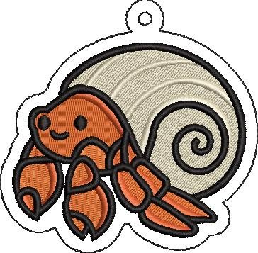 Hermit Crab Key Fob Hermit Crab Key Fob
