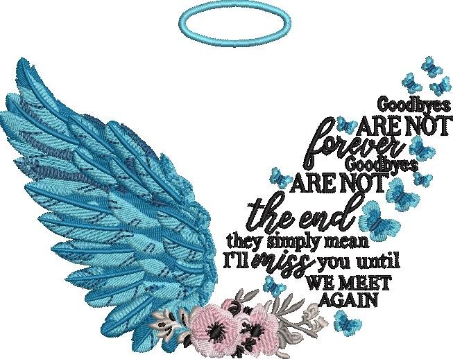 Goodbyes Wings Quote Goodbyes Wings Quote