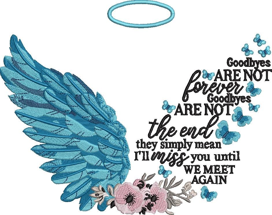 Goodbyes Wings Quote Goodbyes Wings Quote